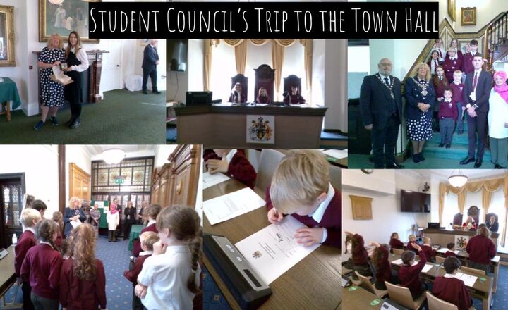 Image of Student Council's Visit to the Town Hall